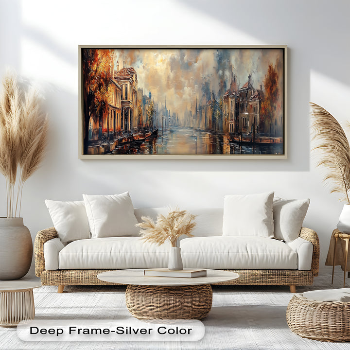 Goldener Kanalblick – Barockes Ölgemälde