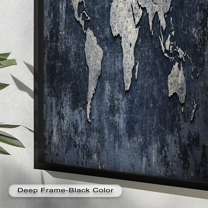World Map – Modern Oil Paintings
