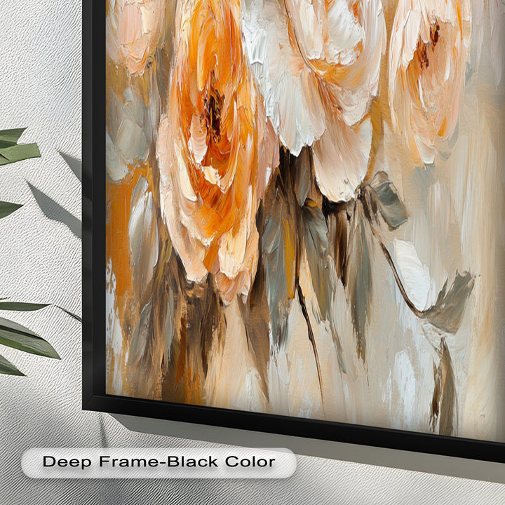 Peony Flowers – Botanical Oil Painting