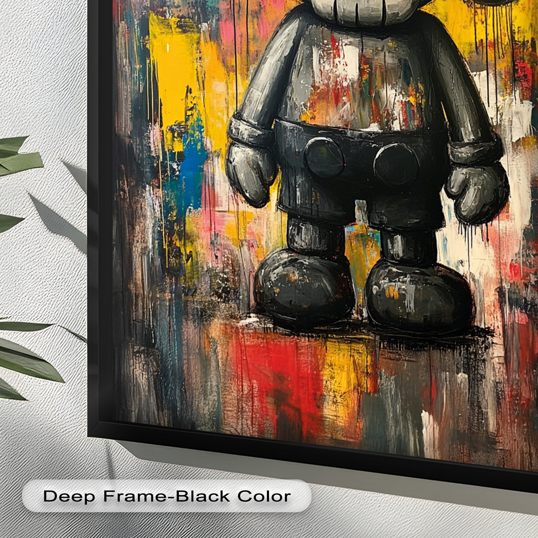 Urban Grit – KAWS Companion Oil Painting