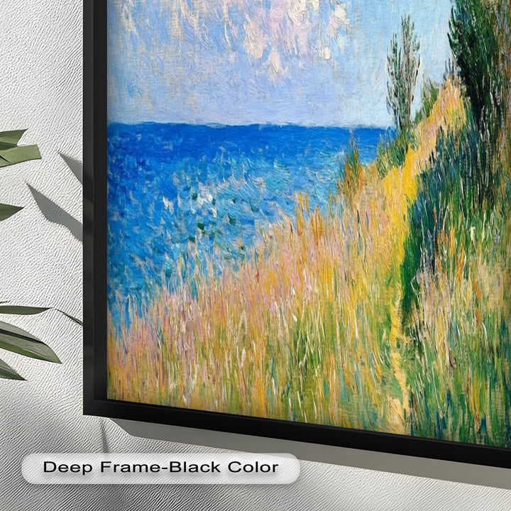 Seaside Landscape Impressionist - Modern Oil Painting