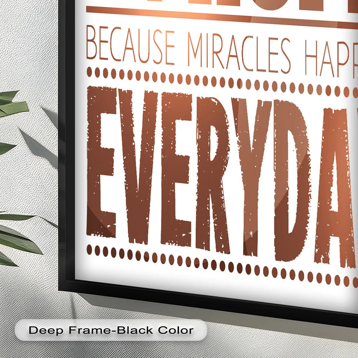 Believe in Hope – Motivational Oil Painting - MyPhotoStation