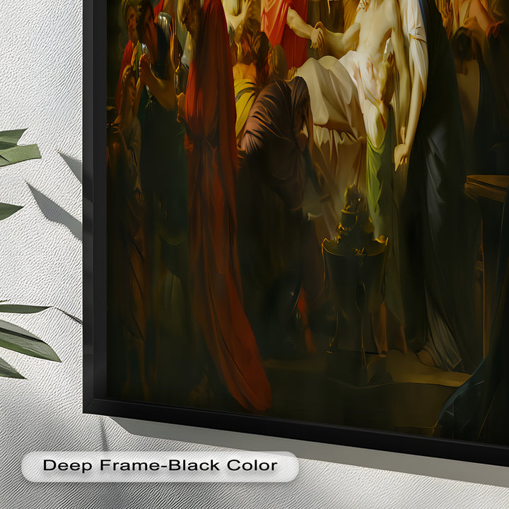 The Death of a Hero – Last Breath of Virtue Classicism Oil Painting