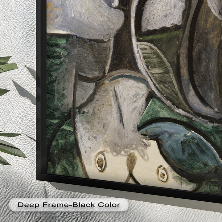 Fragmented Grace – Expressive Female Form in Picasso-Style Oil Painting