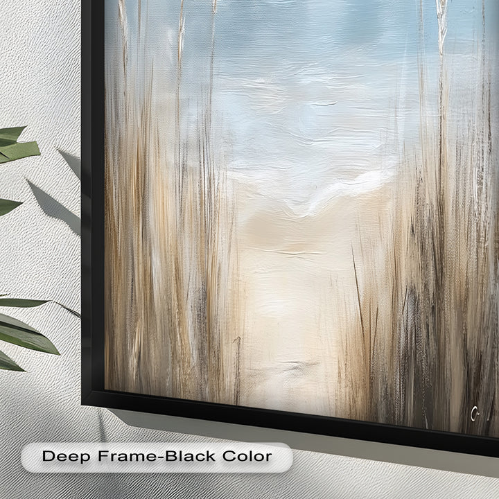 Coastal Beach Wall Art – Ocean Landscape Oil Painting