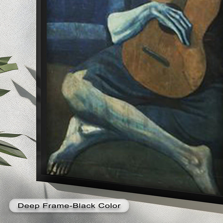 Der melancholische Musiker – Picasso-Ölgemälde