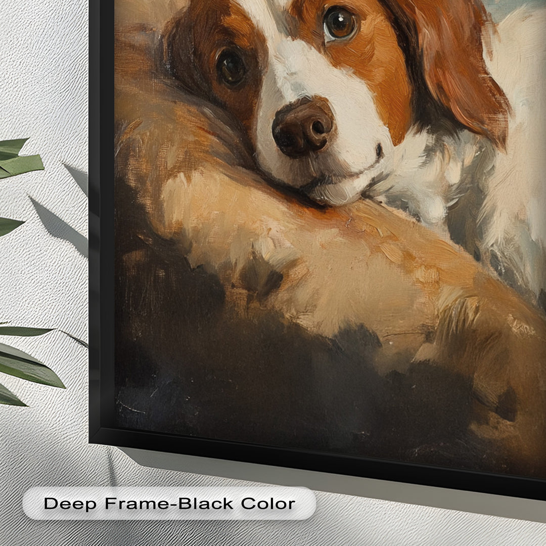 Resting Soul – Loyal Dog Animal Oil Painting