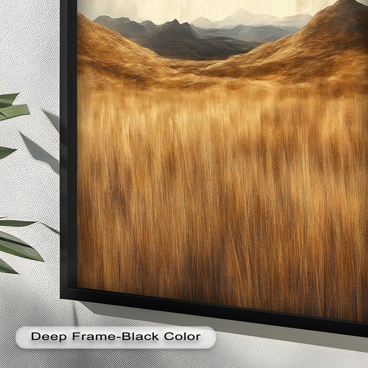 Golden Prairie Horizon – Landschaftsölgemälde