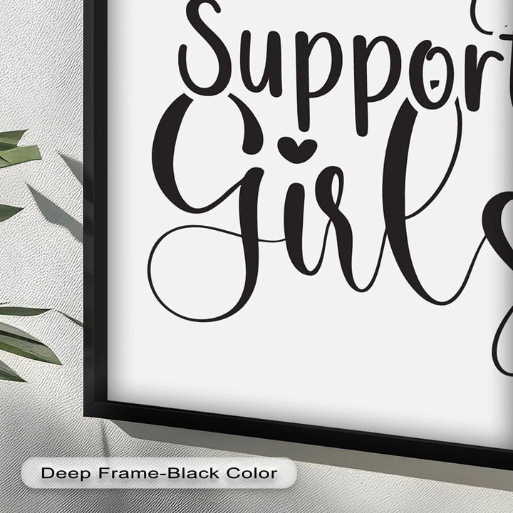 Girls Support Girls – Oil Painting - MyPhotoStation
