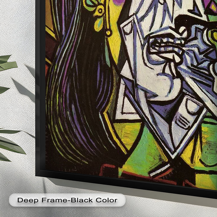 Weeping Woman in Crimson Hat – Picasso Oil Painting