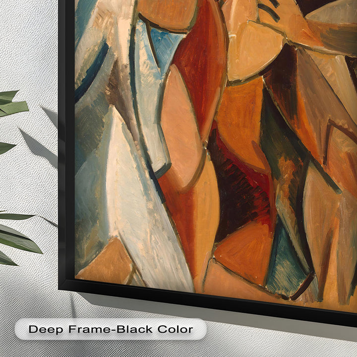Embrace in Earth Tones – Picasso Oil Painting