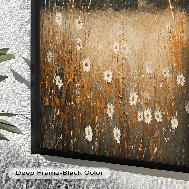 Golden Meadow – Wildflower Oil Painting
