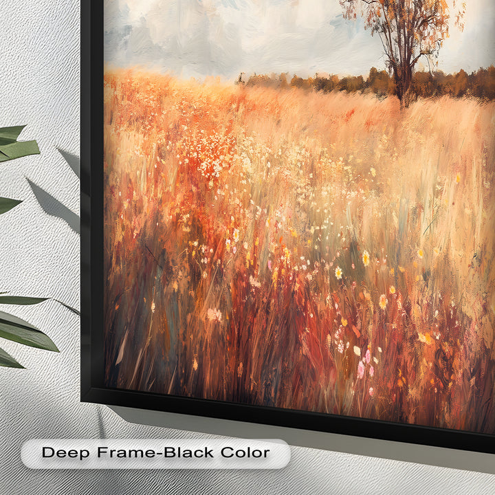 Vintage Autumn Fall – Landscape Oil Painting