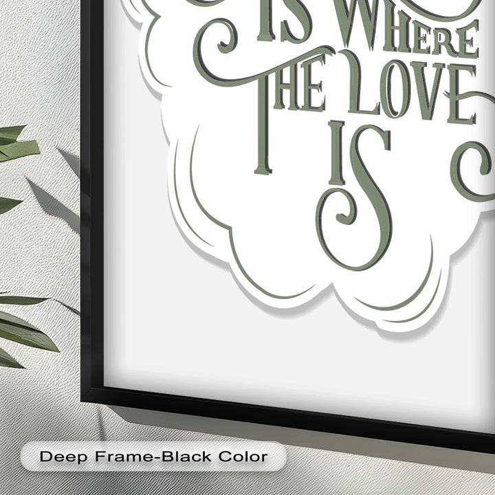 Home Is Where the Love Is – Oil Painting - MyPhotoStation