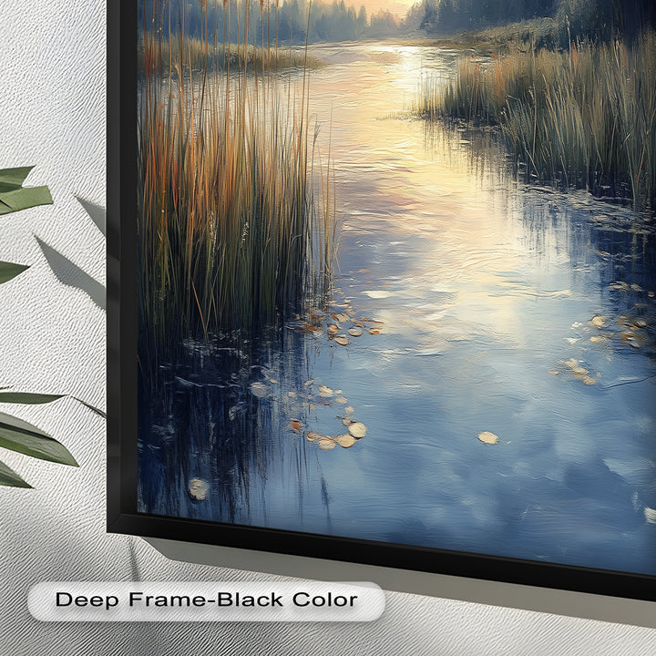 Lake Sunrise – Landscape Oil Painting
