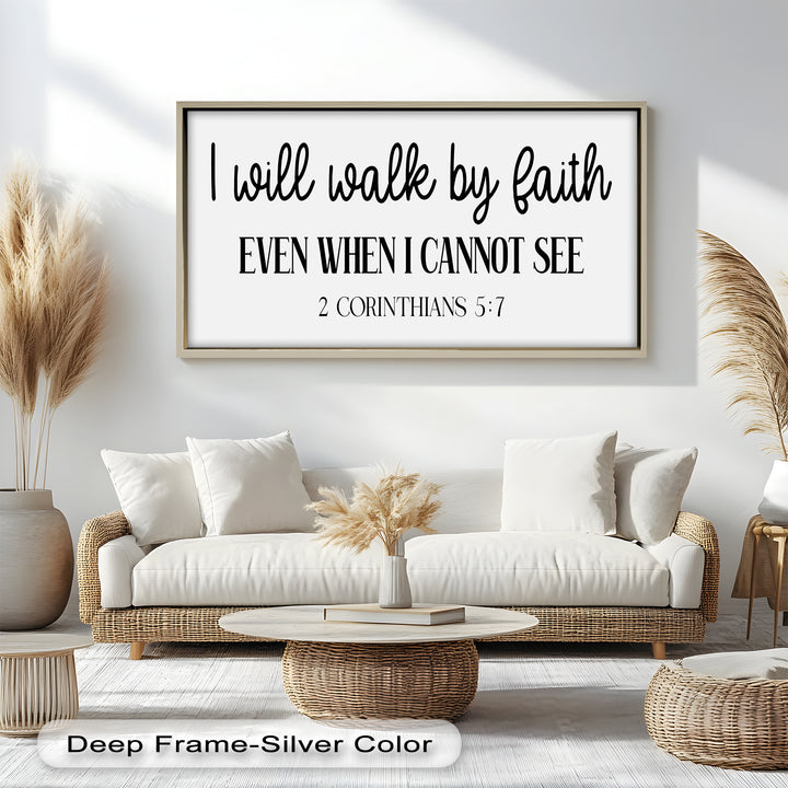I Will Walk by Faith – Christian Oil Painting
