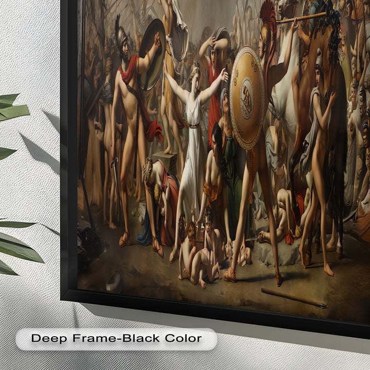 The Sabine Women Intervene – Classicism Oil Painting