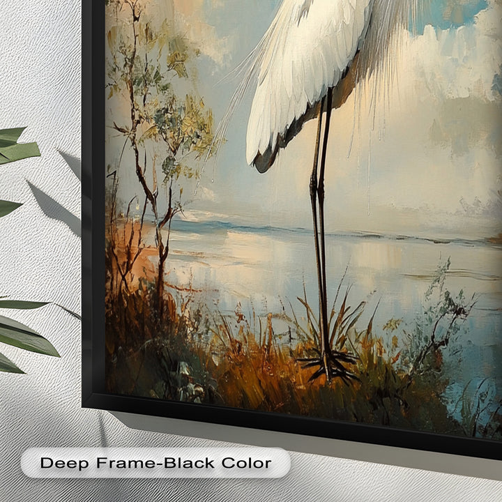 Grace of the Marshlands – Animal Oil Painting