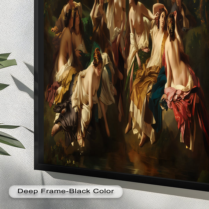 Twilight Reverie – Neoclassical Gathering of Maidens Oil Painting