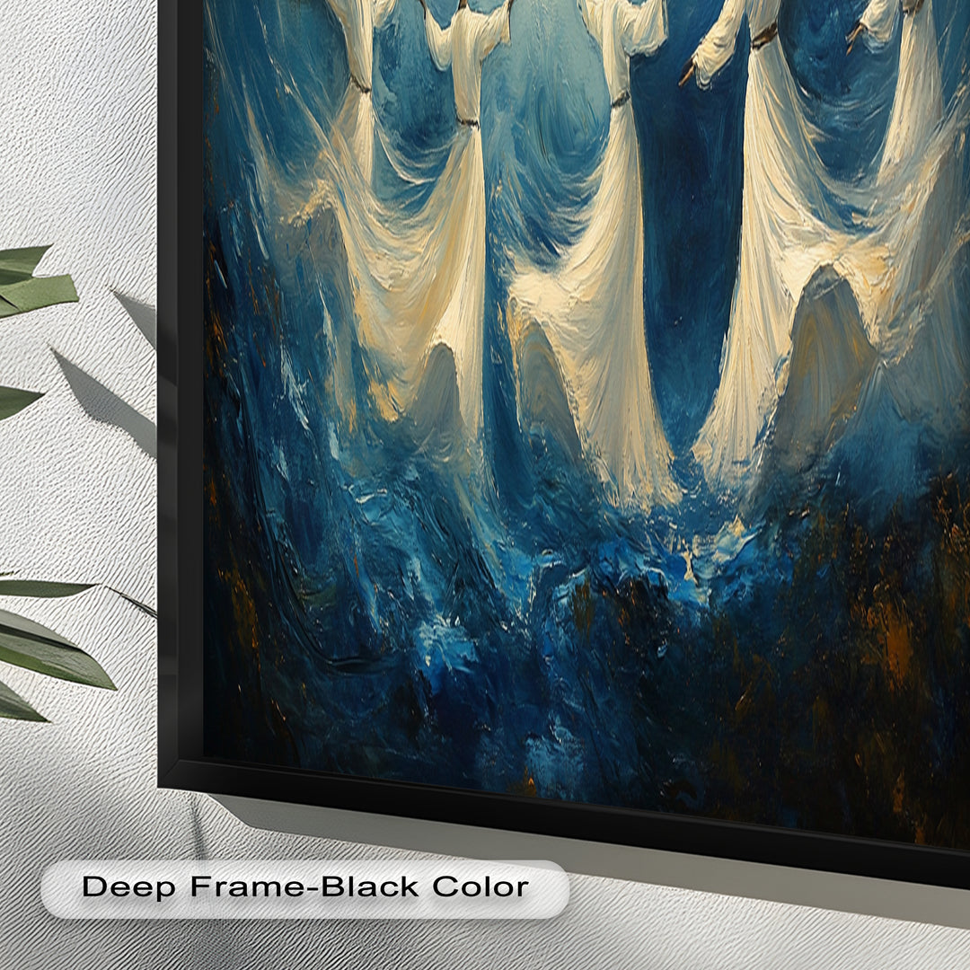 Spiritual Dervishes Wall Decor – Religious Oil Painting
