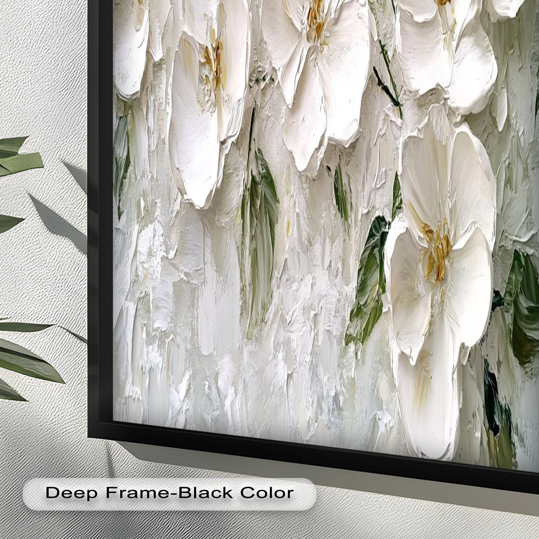 White Flower – Botanical Oil Paintings