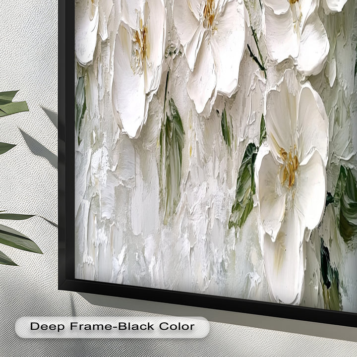 White Flower – Botanical Oil Paintings