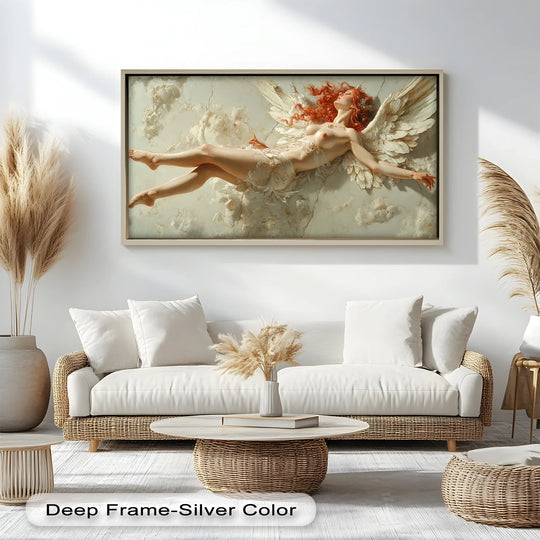 Ascension of the Flame – Mythological Angelic Oil Painting - MyPhotoStation