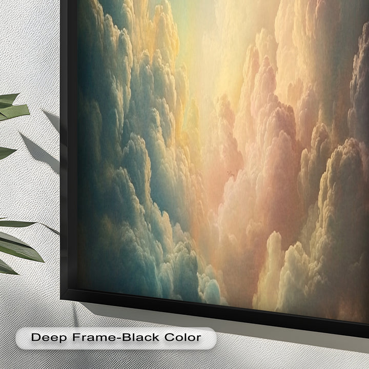 Heavenly Sky Glow – Modern Oil Painting