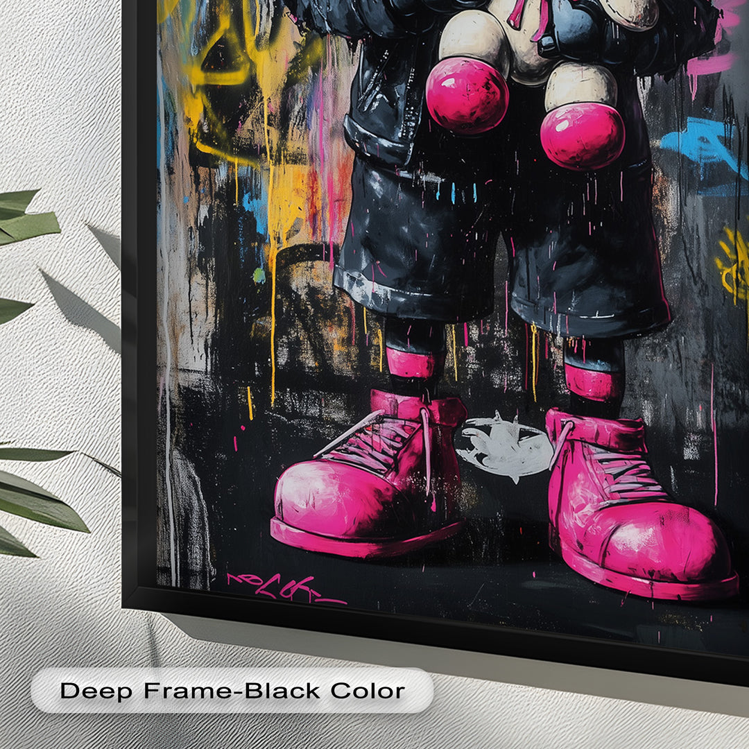Embrace the Chaos – KAWS Oil Painting