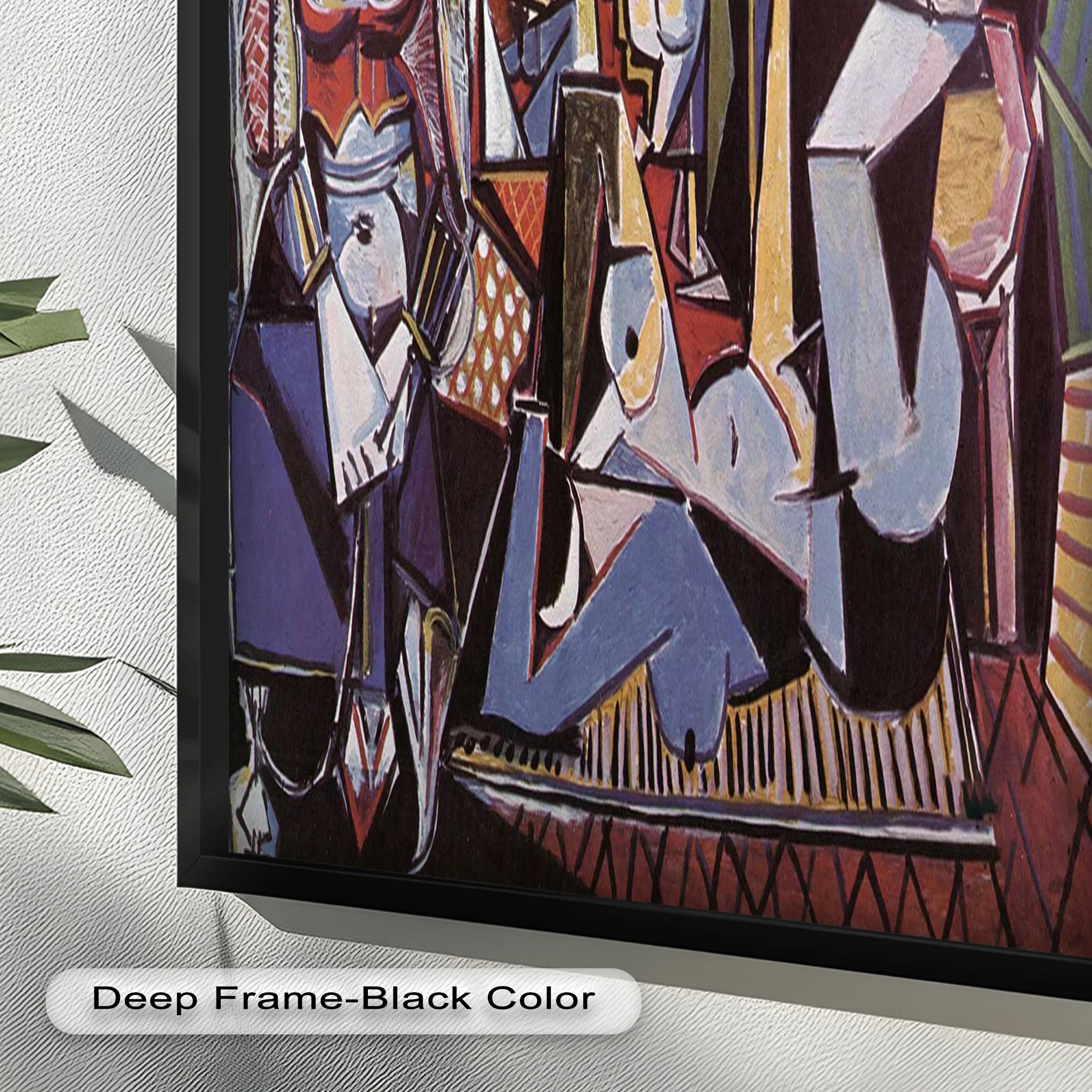 PICASSO 油絵アート Les Femmes d'Alger by Picasso – Famous Cubist Oil Painting