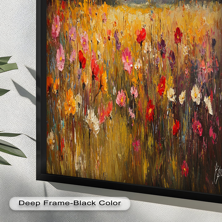 Wildflower Field – Floral Oil Painting