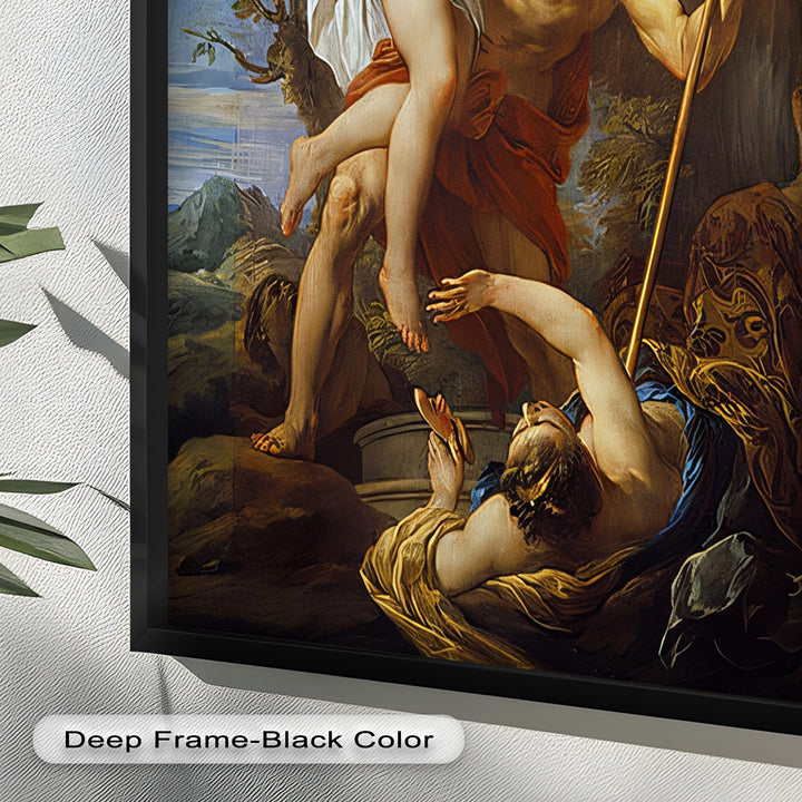 The Seizure of Beauty by Time – Mythological Renaissance Nude Oil Painting