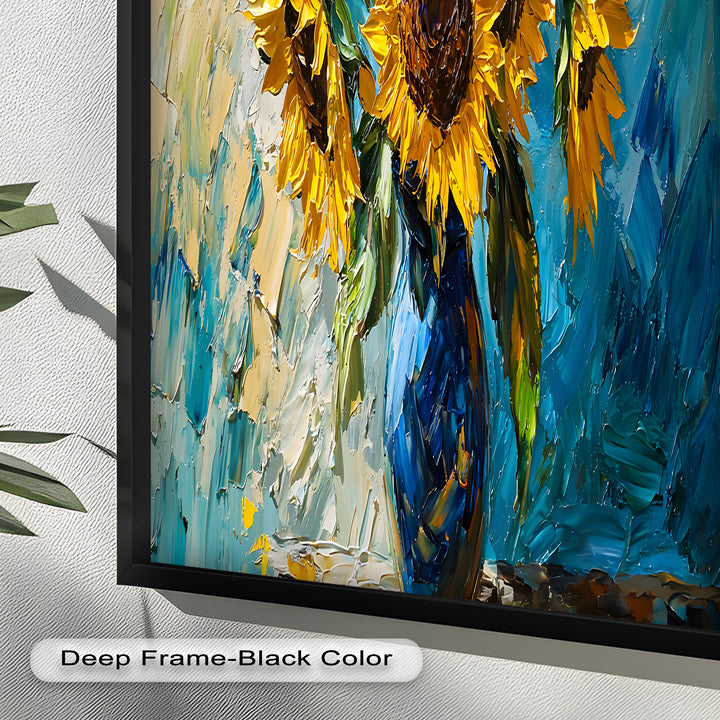 Sunflower Bouquet – Botanical Oil Painting