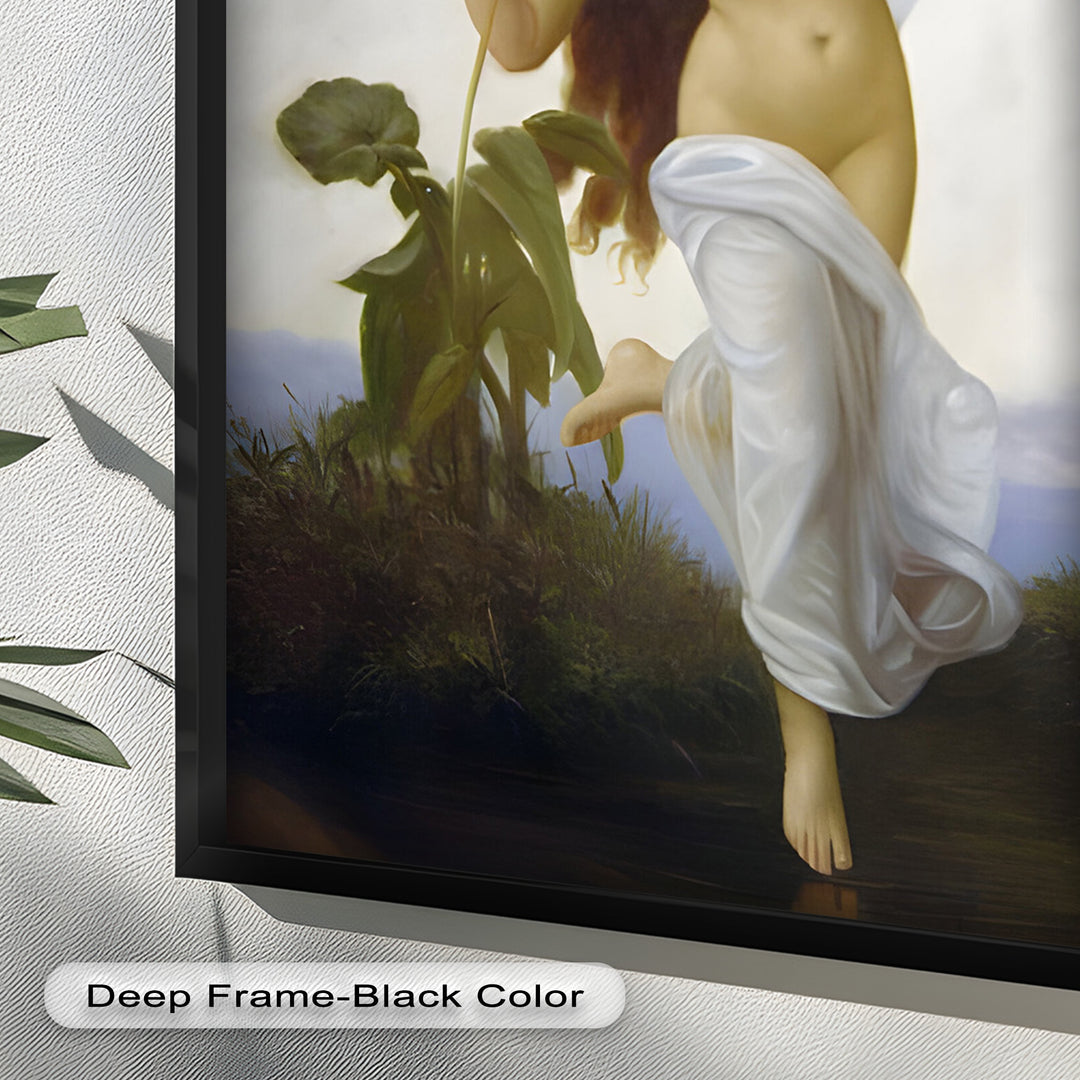Whispers of the Wind – Classical Nude Goddess Renaissance Oil Painting