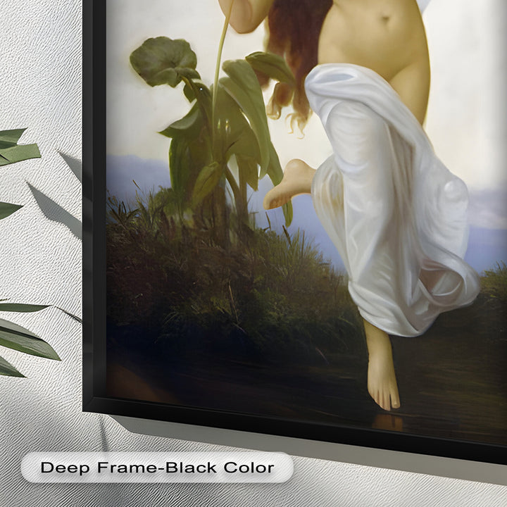 Whispers of the Wind – Classical Nude Goddess Renaissance Oil Painting