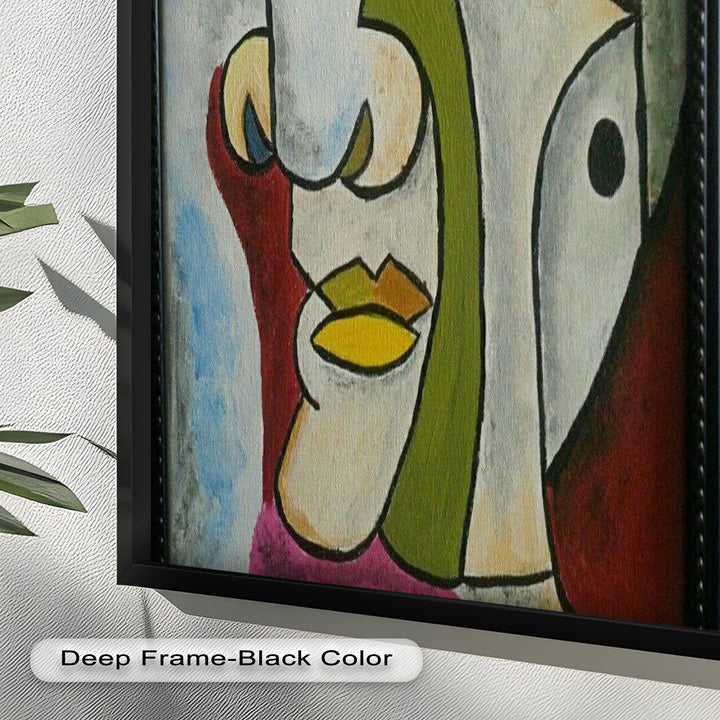Fragmented Persona – Geometric Abstract Picasso Oil Painting