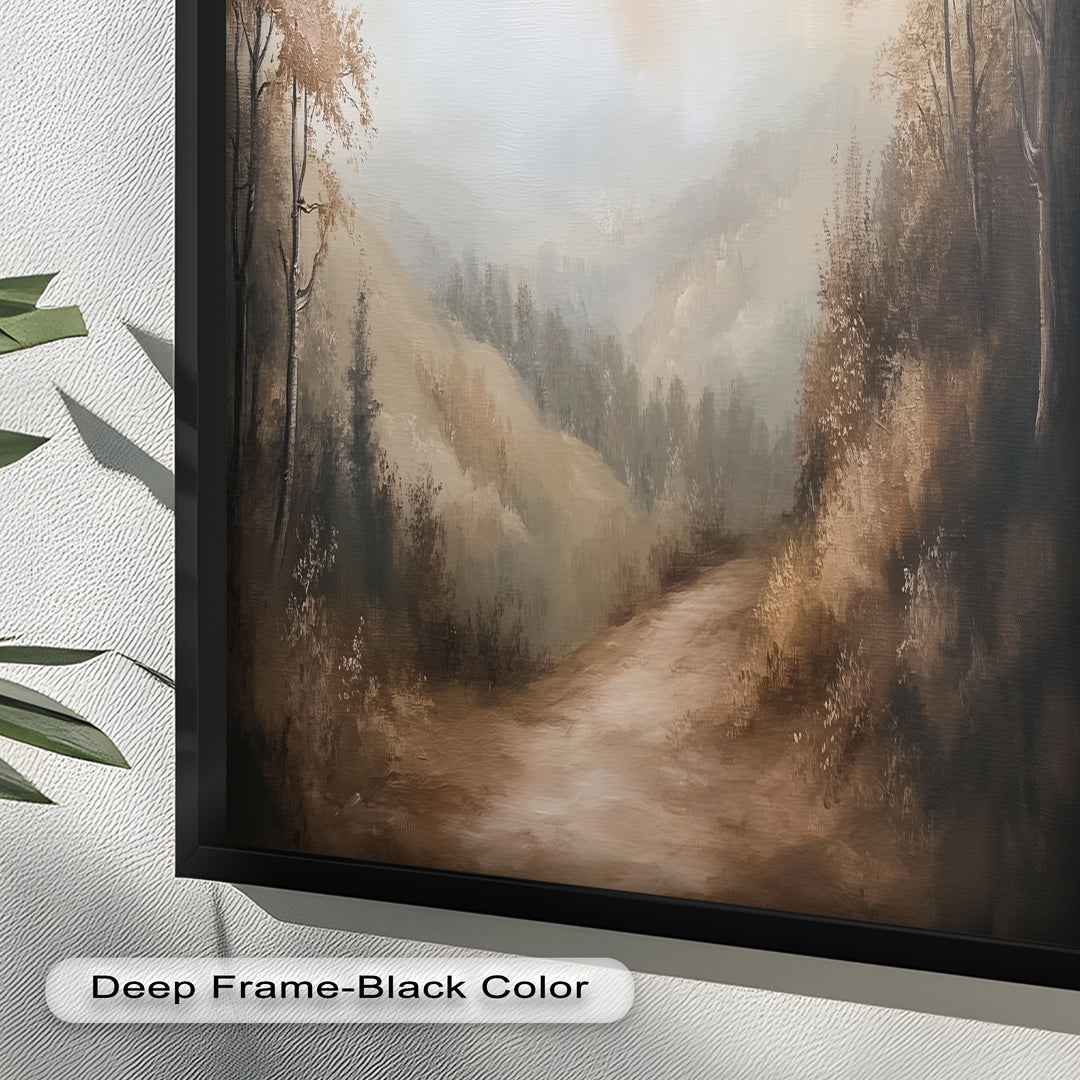 Forest Path – Framed Landscape Oil Painting