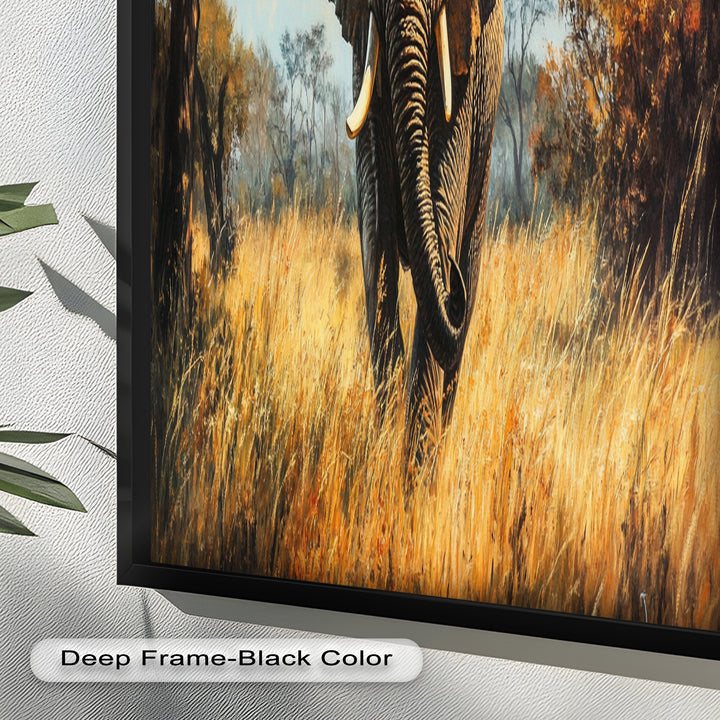 Guardian of the Wild – Elephant Oil Painting