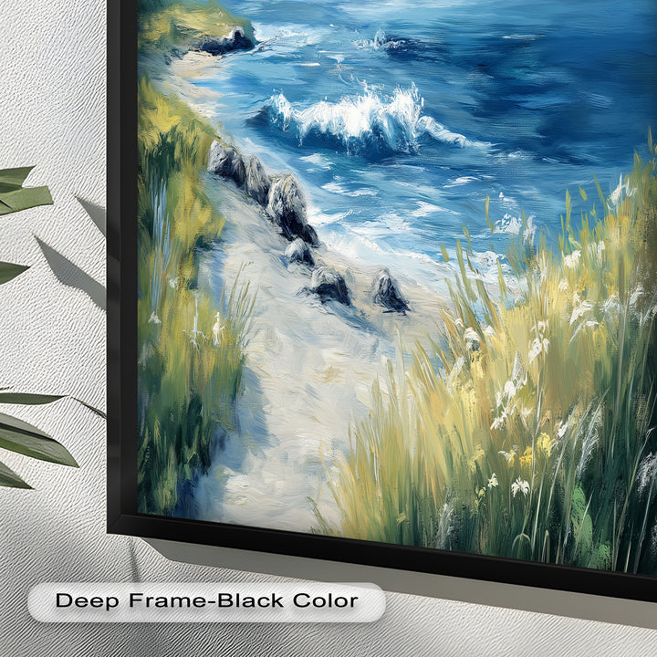 Ocean Breeze – Seaside Landscape Oil Painting