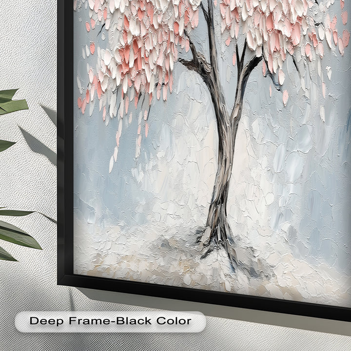Blossoming Cherry Tree – Floral Oil Painting