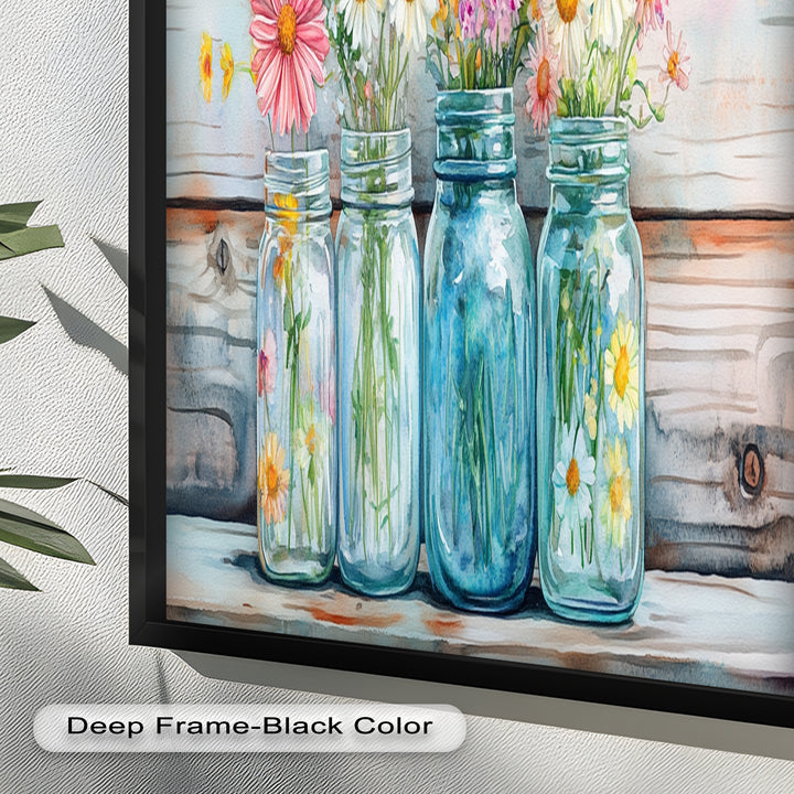Flower Jars – Modern Oil Painting