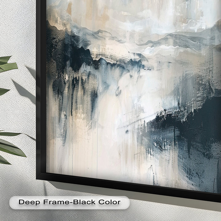 Abstract Landscape Reflection – Modern Serenity Oil Painting