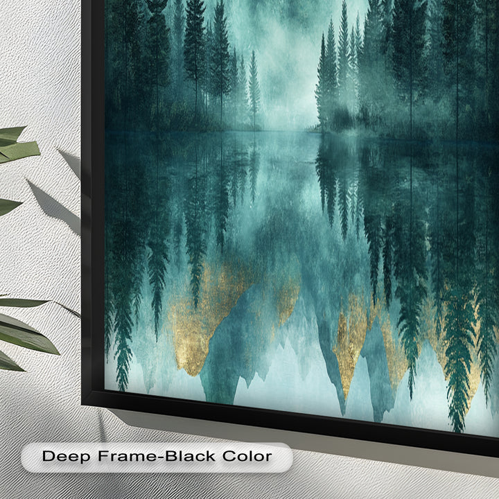 Mist Mountains – Forest Oil Painting
