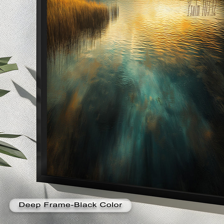 Psalm 103:12 – Divine Forgiveness Bible Verse Oil Painting