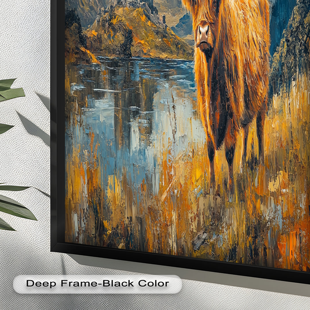 Highland Majesty – Rustic Oil Painting