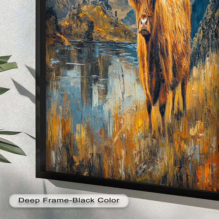 Highland Majesty – Rustic Oil Painting
