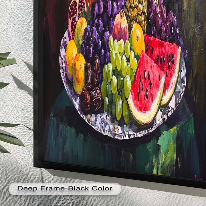 Exotic Fruit Kitchen Decor –  Still Life Oil Painting