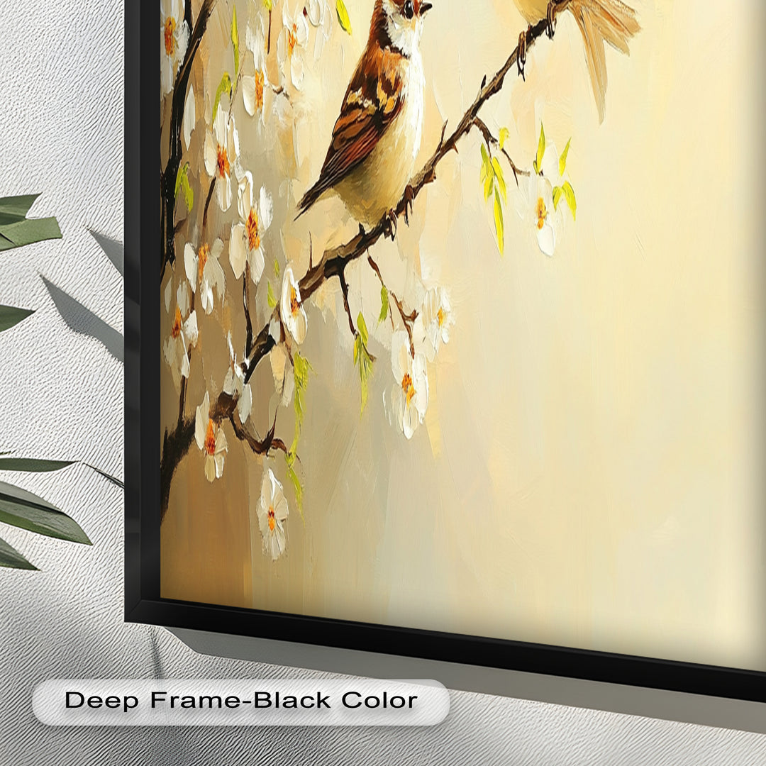 Spring Conversation – Animal Oil Painting