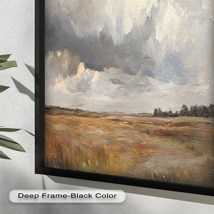 Prairie Horizon – Vintage Oil Painting