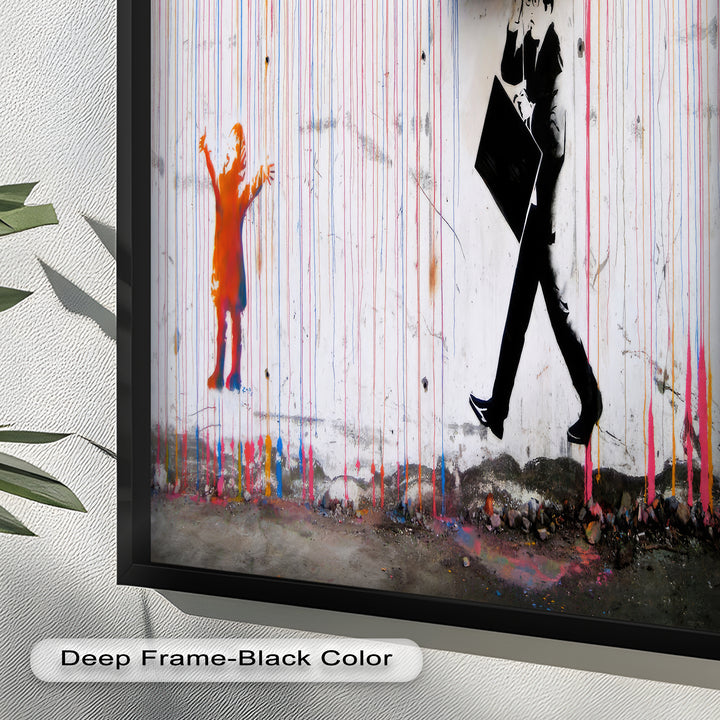 Colorfall Dissonance – Banksy Oil Painting